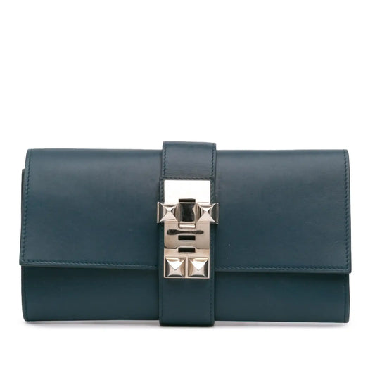 Hermès Tadelakt Medor Clutch 23