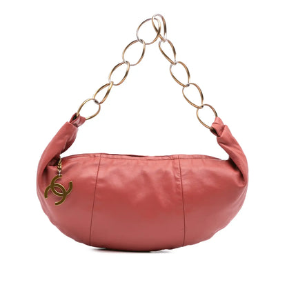 Chanel Lambskin CC Ring Hobo
