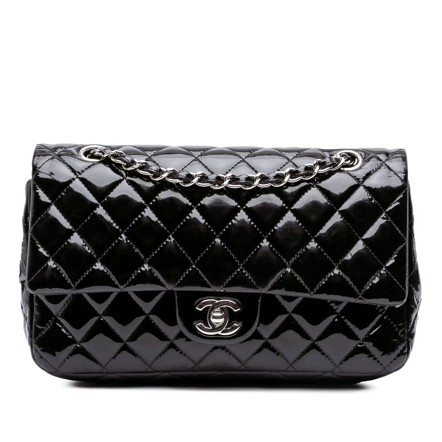 Chanel Medium Classic Patent Double Flap