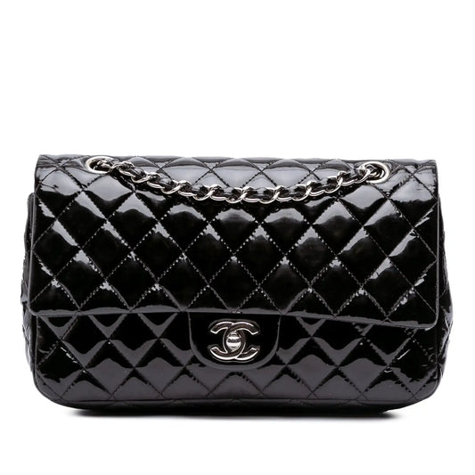 Chanel Medium Classic Patent Double Flap
