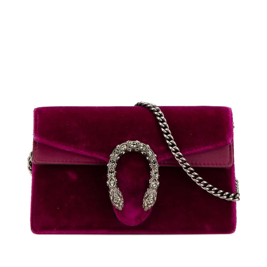 Gucci Super Mini Velvet Dionysus Crossbody