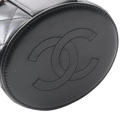 Chanel Mini Quilted Lambskin Ruched Handle Vanity Case