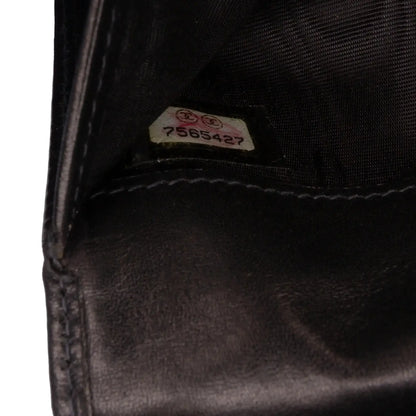 Channel Denim Coco Flap Wallet