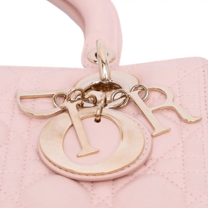 Dior Mini Medium Lambskin Cannage Lady