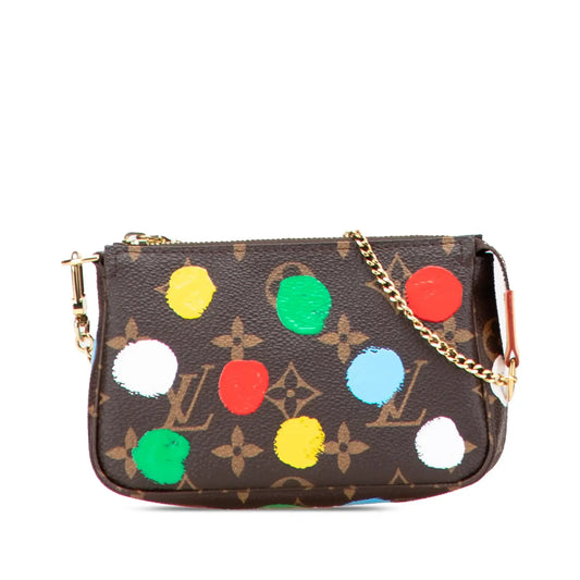 Louis Vuitton Yayoi Kusama Monogram Painted Dots Mini Pochette Accessoires
