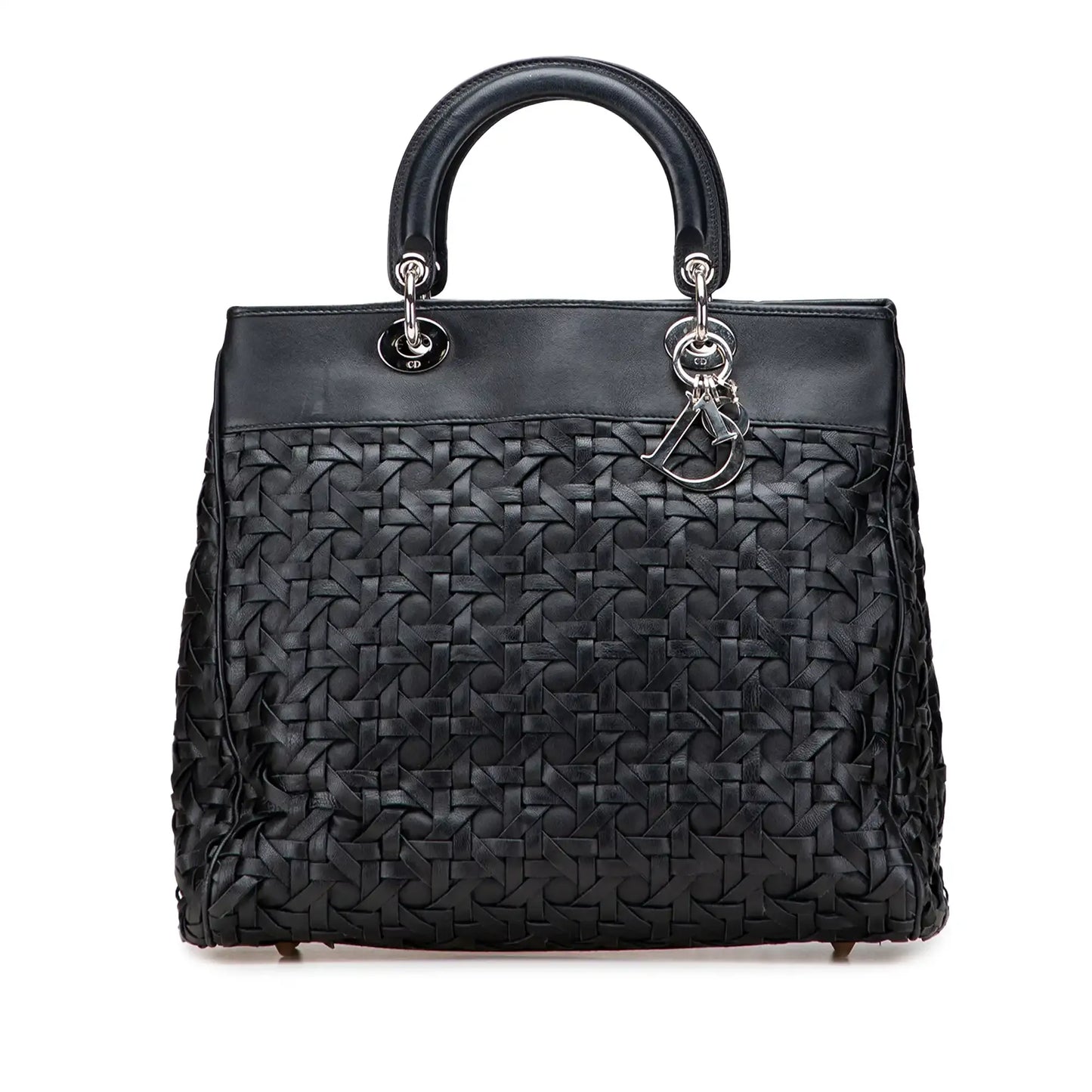 Dior Woven Lambskin Lady Dior Avenue Tote