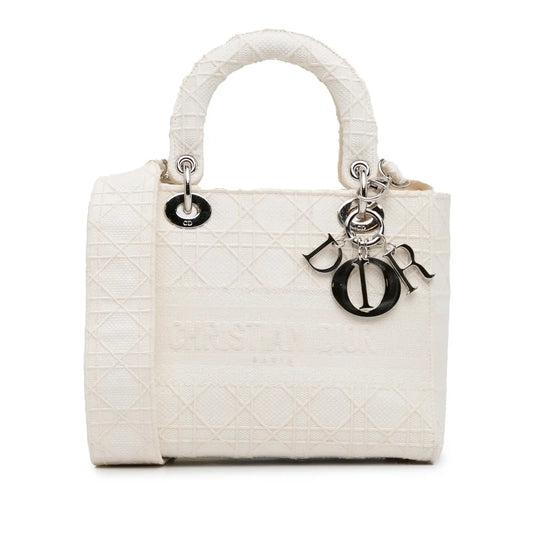 Dior Medium Canvas Cannage Lady D Lite