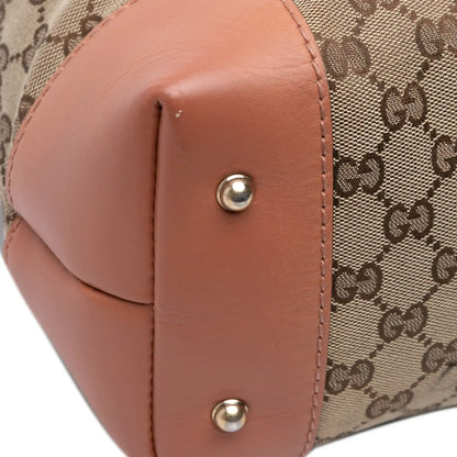 Gucci GG Canvas Heart Bit Satchel