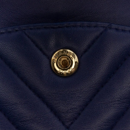 Chanel Medium Classic Chevron Lambskin Double Flap
