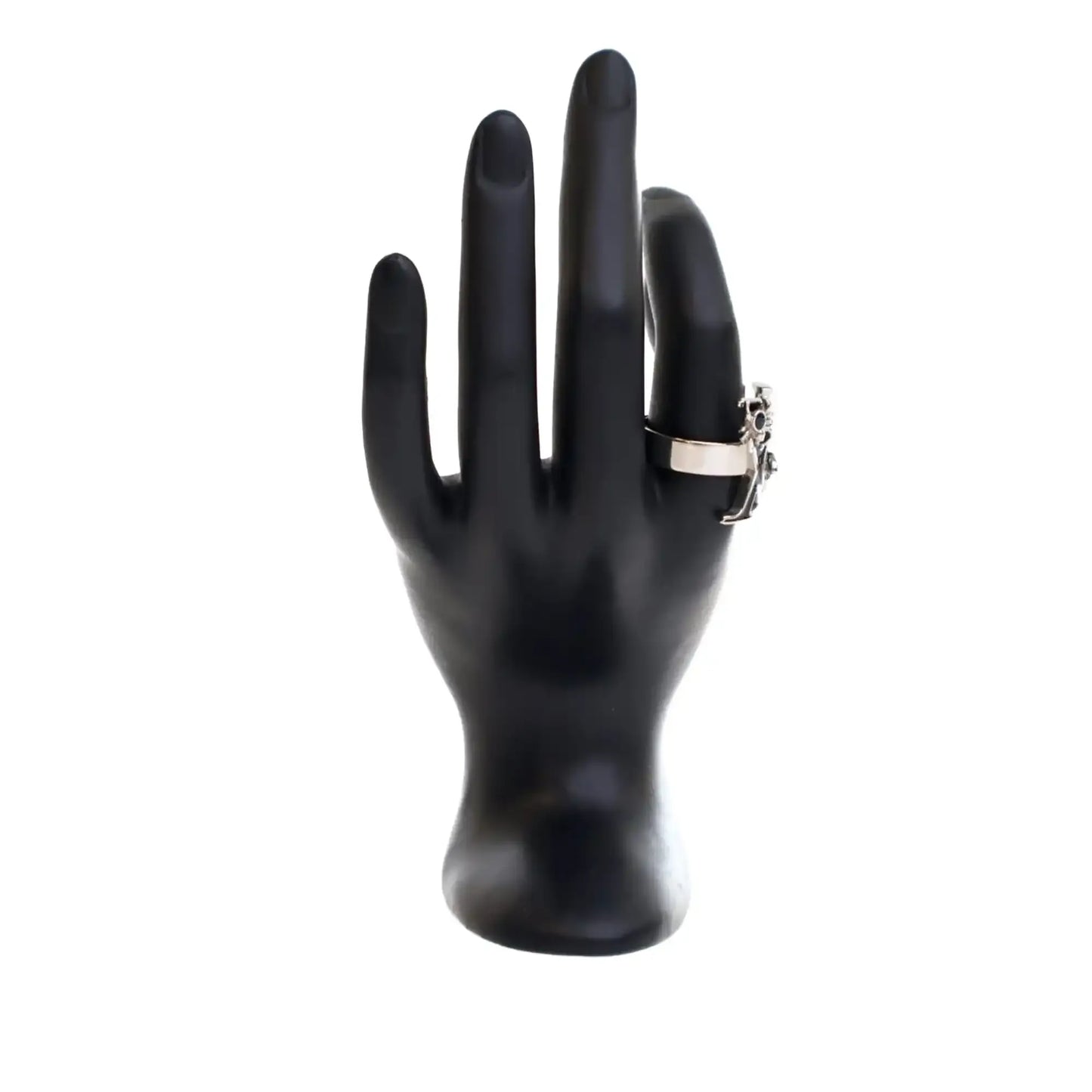 Louis Vuitton Palladium Plated Enamel Fairytale Cocktail Ring