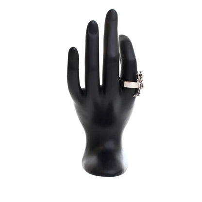 Louis Vuitton Palladium Plated Enamel Fairytale Cocktail Ring