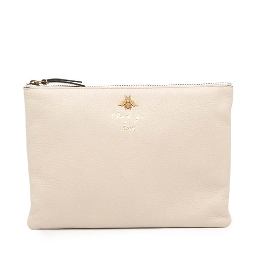 Gucci Leather Blind For Love Clutch