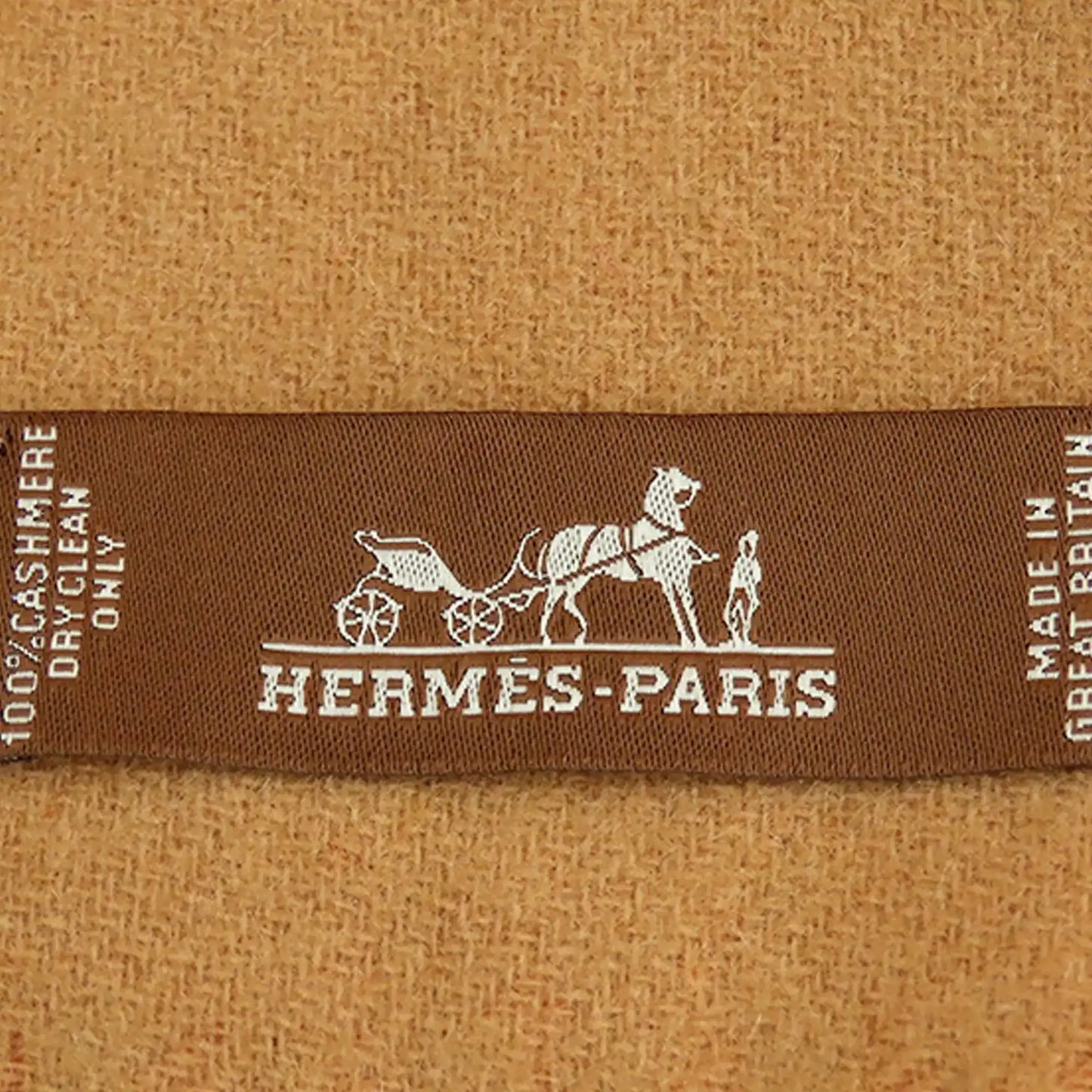 Hermès Casaque Chevron Muffler Cashmere Scarf
