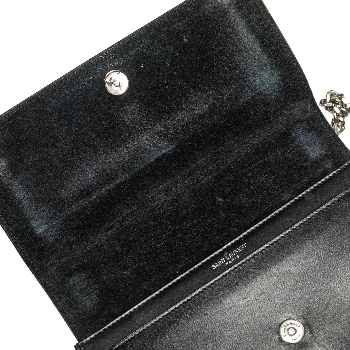 Saint Laurent Medium Studded Calfskin Monogram Sunset Crossbody