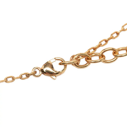 Louis Vuitton Gold Plated Rubber Heart Pendant Necklace