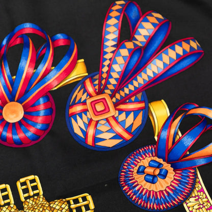 Hermès Les Rubans du Cheval Silk Scarf 90