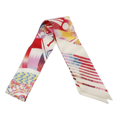 Hermès Ex Libris Marble Silk Twilly Scarf