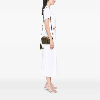 Saint Laurent Matelasse Leather Monogram Lou Camera Bag