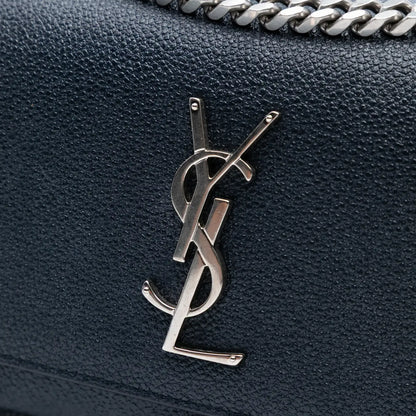 Saint Laurent Small Grained Calfskin Monogram Sunset Crossbody
