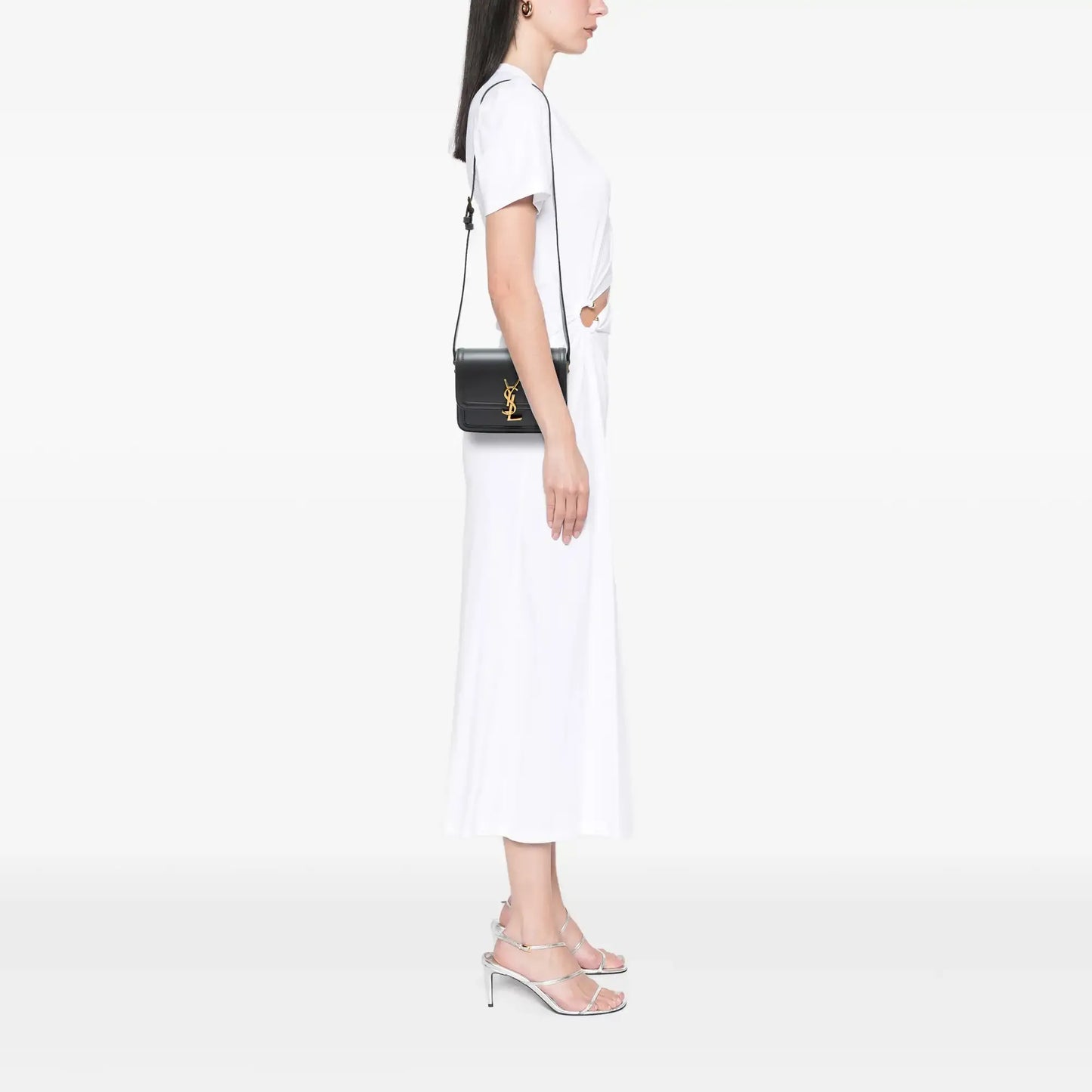 Saint Laurent Small Calfskin Solferino Satchel In Box