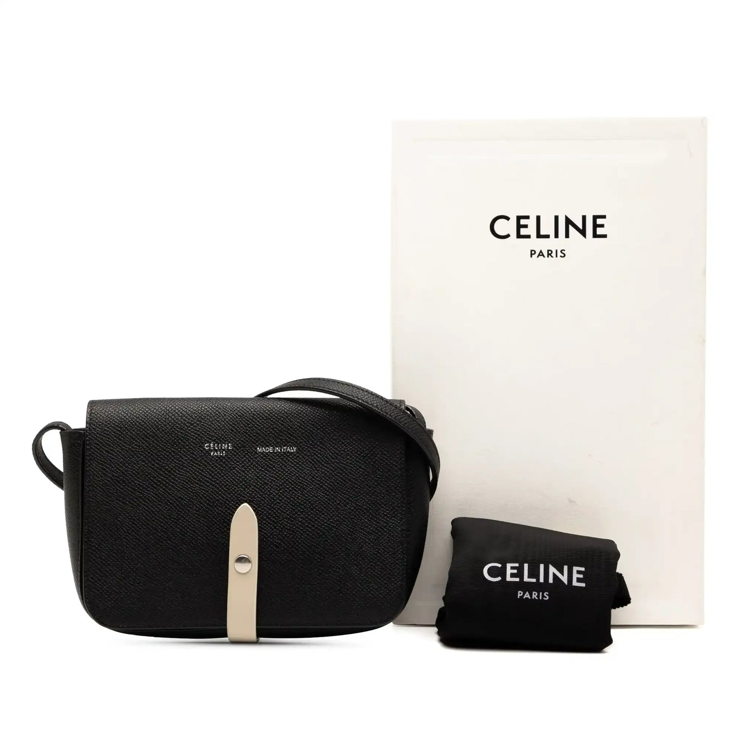 Celine Leather Strap Clutch