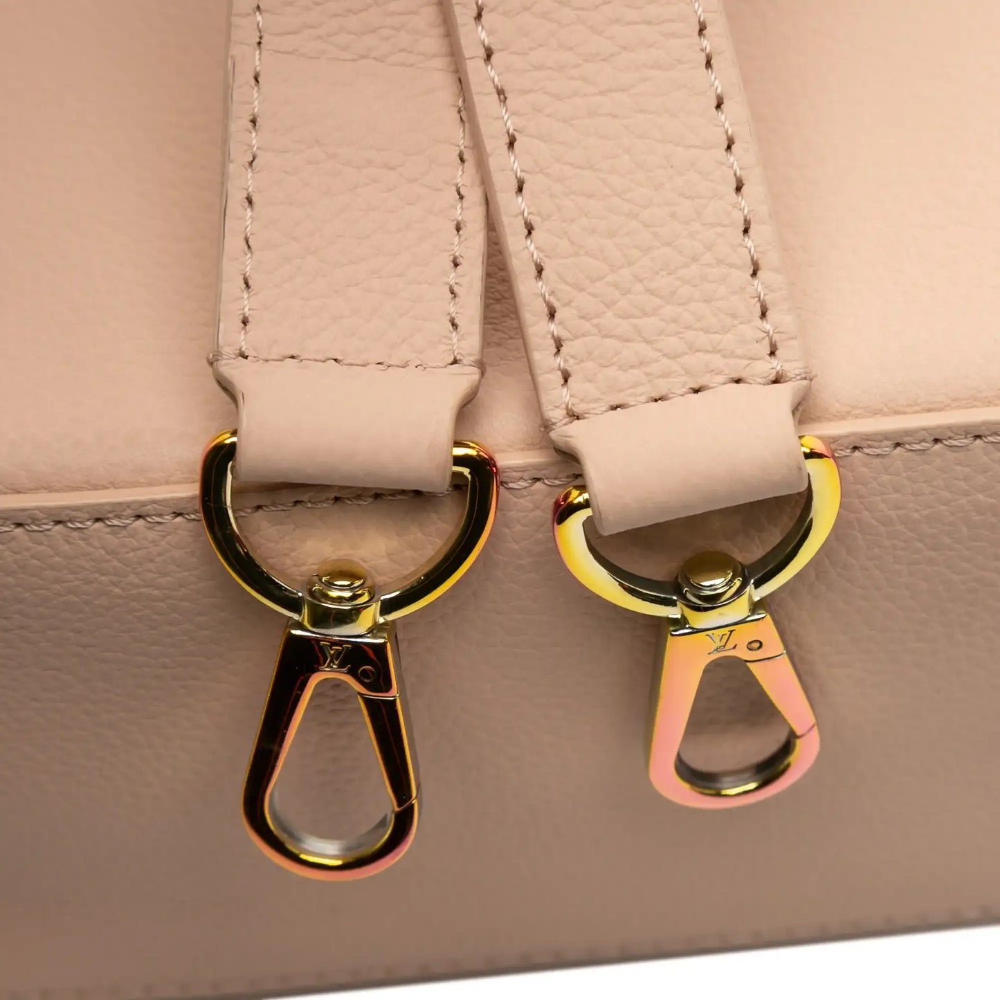 Louis Vuitton Grained Calfskin Capucines East West MM