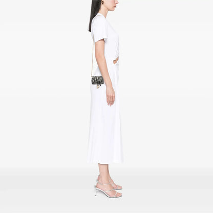 Dior Nano Oblique Canvas Saddle Chain Pouch