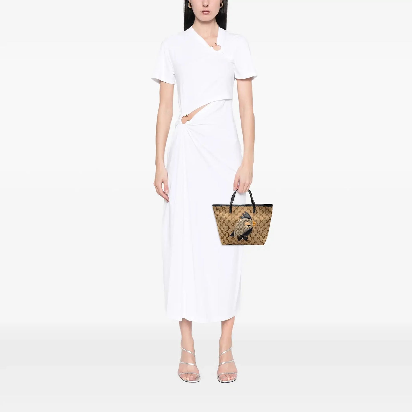 Gucci GG Canvas Zoo Handbag