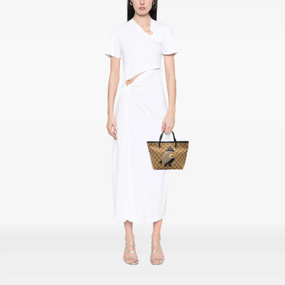 Gucci GG Canvas Zoo Handbag