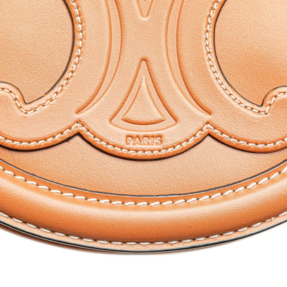 Celine Small Calfskin Cuir Triomphe Oval Crossbody