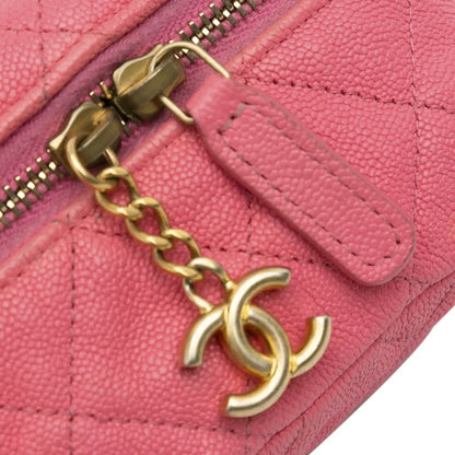 Chanel Micro Caviar Chain Vanity Bag