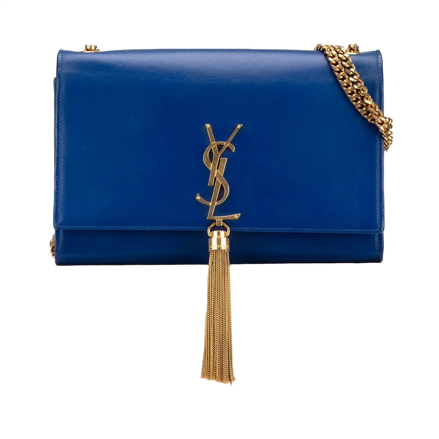 Saint Laurent Medium Smooth Calfskin Monogram Kate Tassel Crossbody