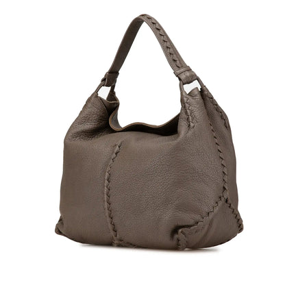 Bottega Veneta Large Washed Cervo Deerskin Hobo