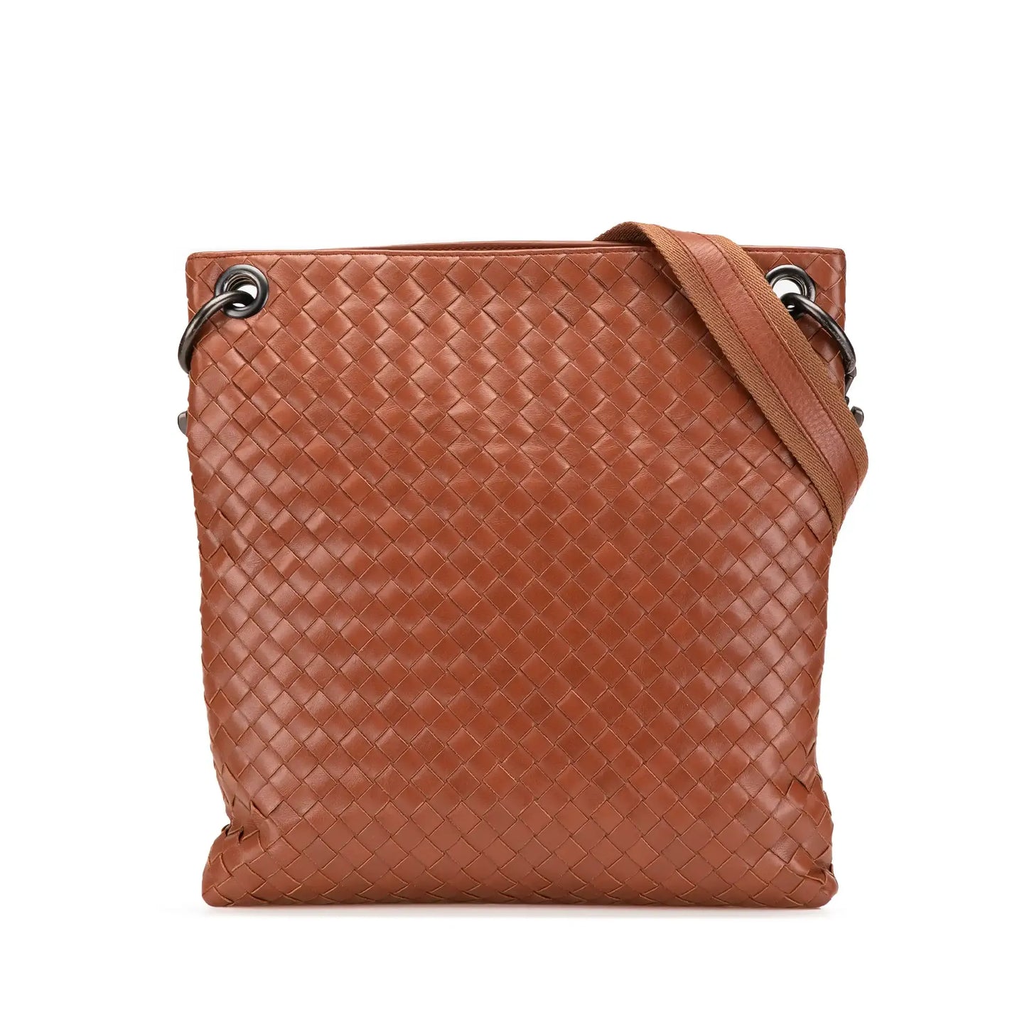 Bottega Veneta Leather Intrecciato Crossbody