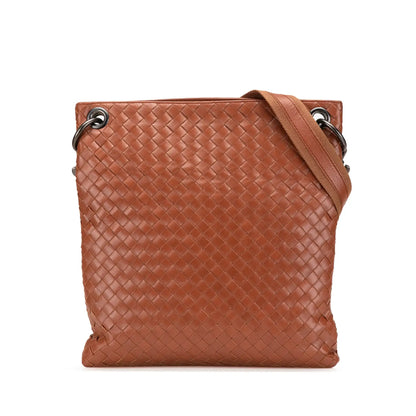 Bottega Veneta Leather Intrecciato Crossbody