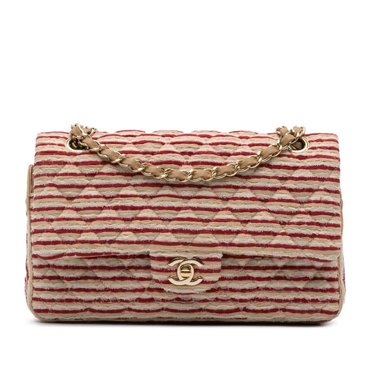 Chanel Medium Classic Jersey Coco Sailor Double Flap