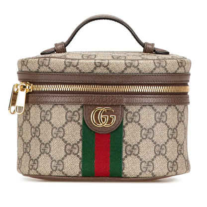 Gucci GG Supreme Web Ophidia Vanity Bag