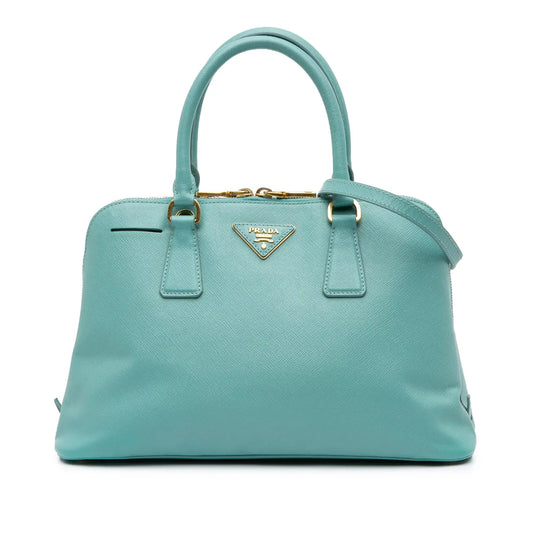 Prada Medium Saffiano Lux Promenade Satchel