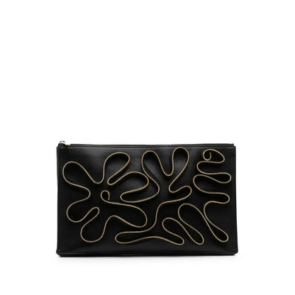 Stella McCartney Faux Nappa Cavendish Zipper Clutch