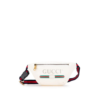 Gucci Logo Leather Belt Bag