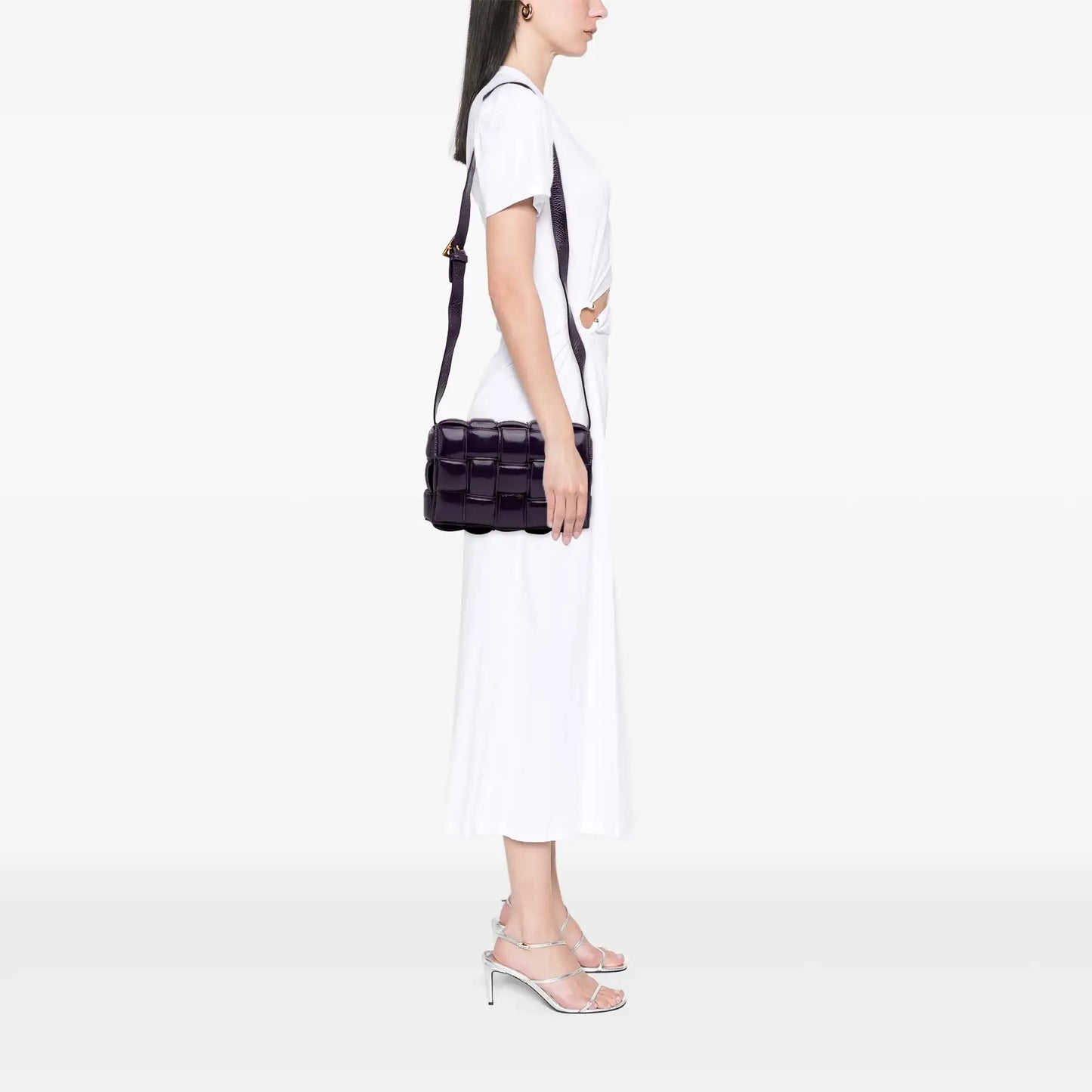 Bottega Veneta Textured Deerskin Intrecciato Padded Cassette Crossbody