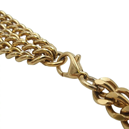Chanel Gold Plated Coco Rhinestones Chain Belt