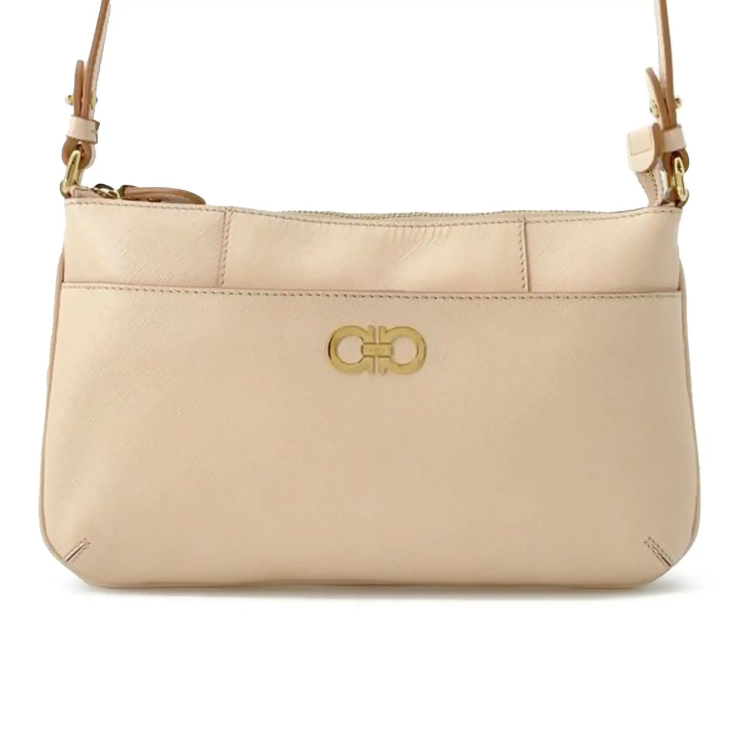 Ferragamo Leather Gancini Crossbody