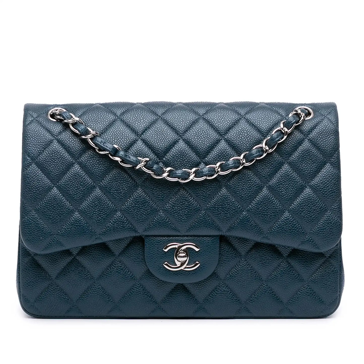 Chanel Jumbo Classic Iridescent Caviar Double Flap