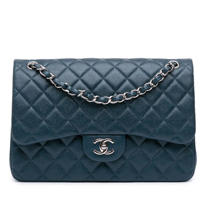 Chanel Jumbo Classic Iridescent Caviar Double Flap