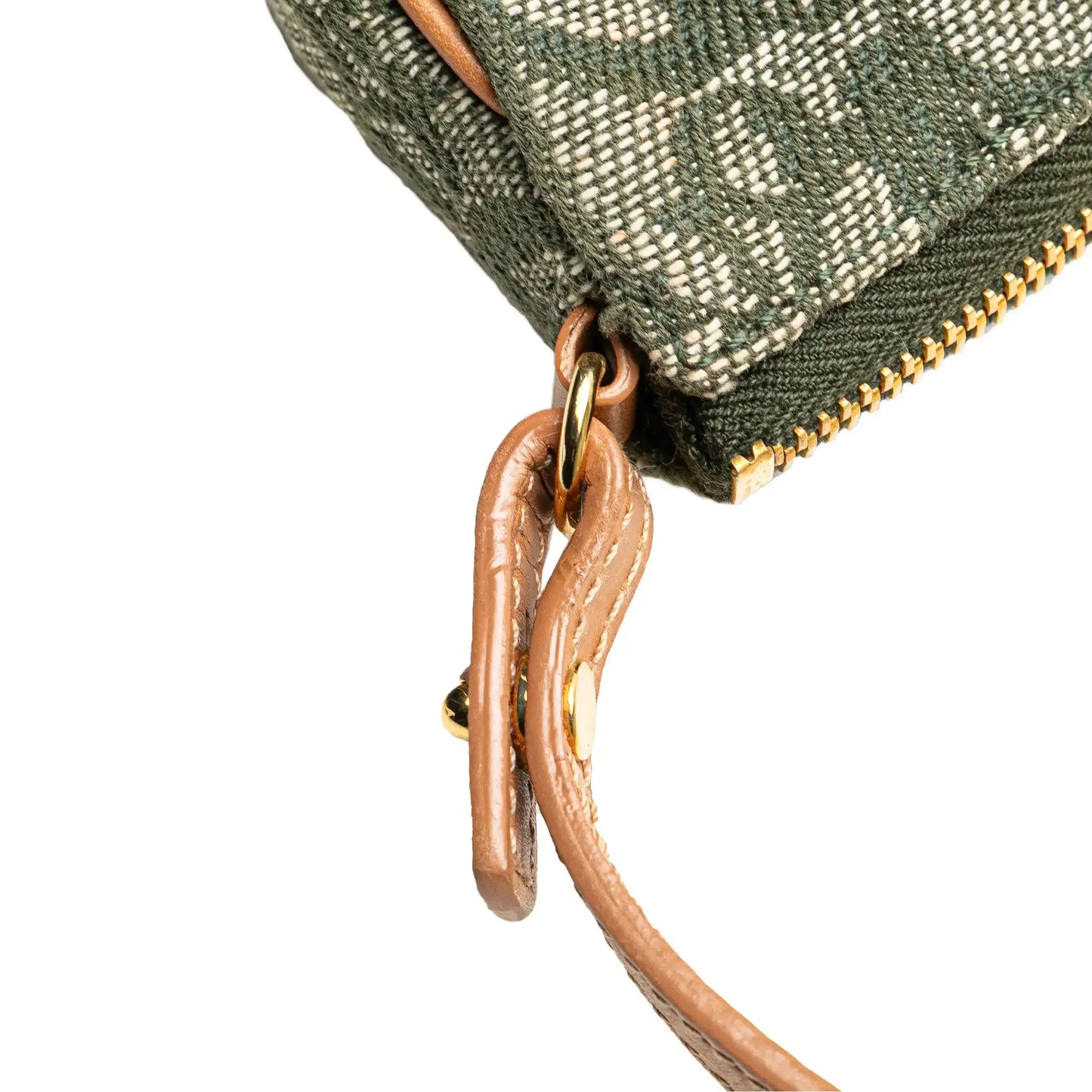 Dior Mini Diorissimo Canvas Saddle Pochette
