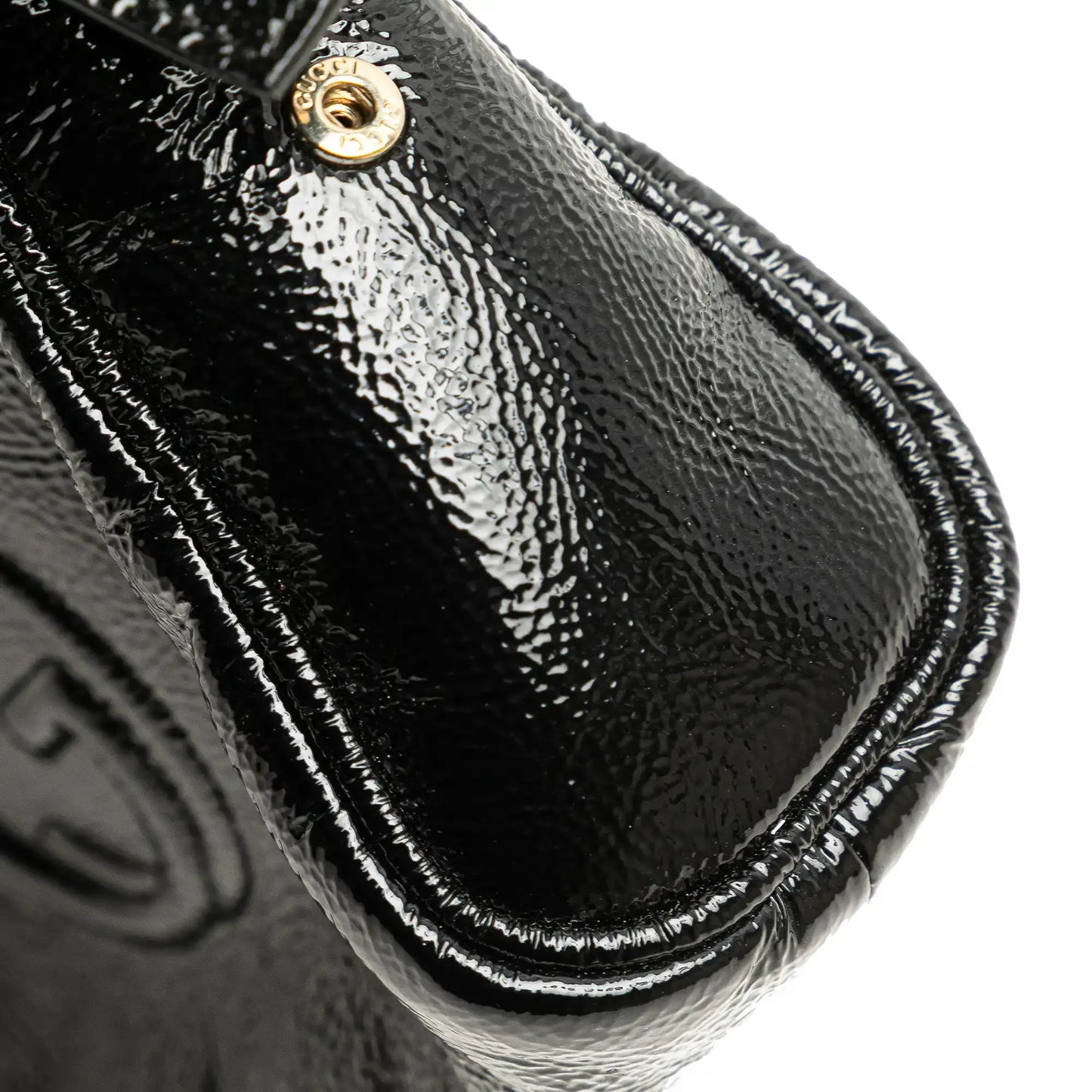 Gucci Soft Patent Soho Clutch