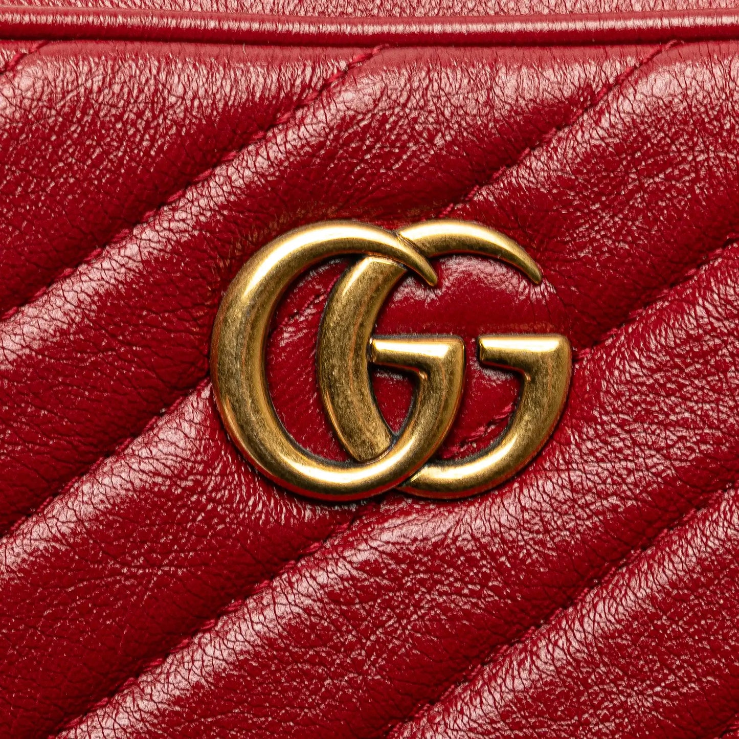 Gucci GG Marmont Matelasse Leather Double Zip Crossbody