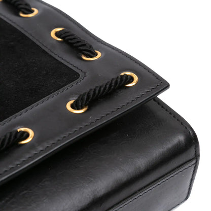 Saint Laurent Medium Suede Rope Stitch Kate Crossbody