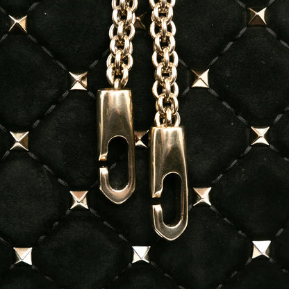 Valentino Medium Suede Rockstud Spike Satchel